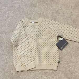 Beige Patterned Sweater